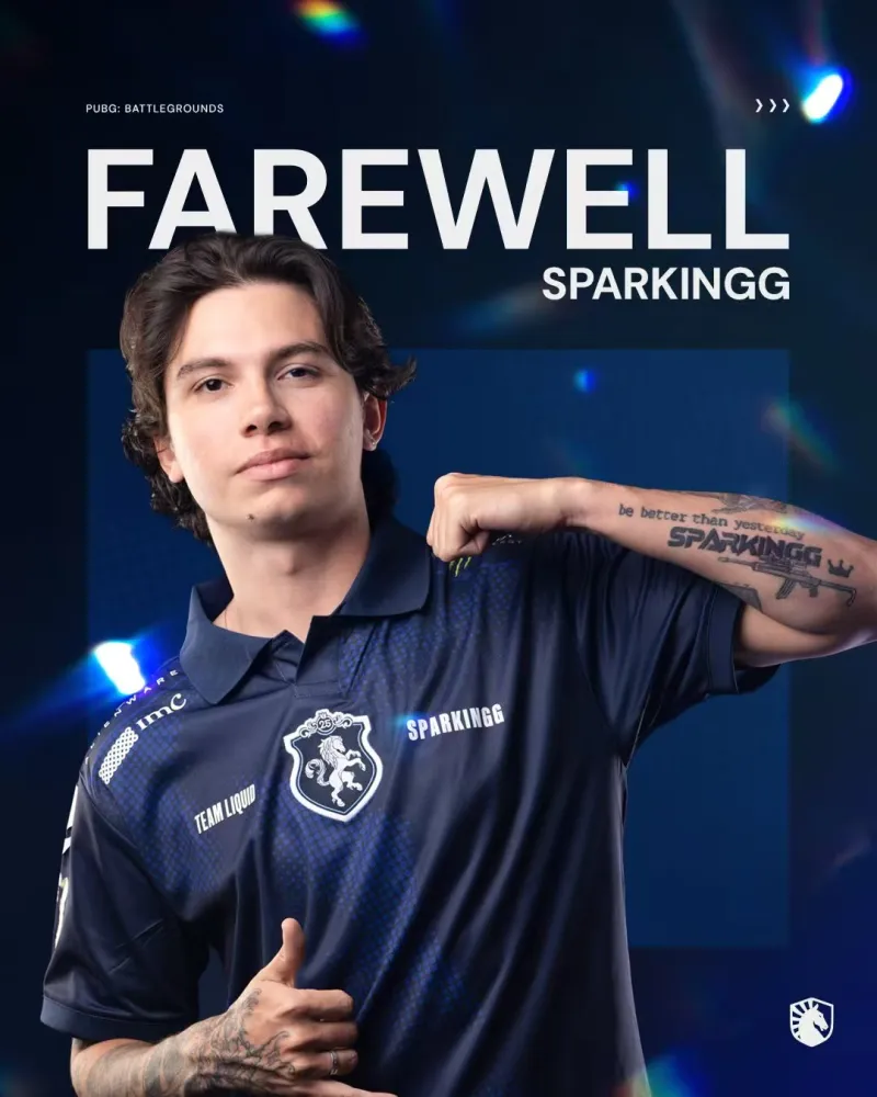 新球体育app-液体战队社媒官宣：Sparking离队